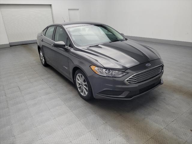 used 2017 Ford Fusion Hybrid car, priced at $14,895