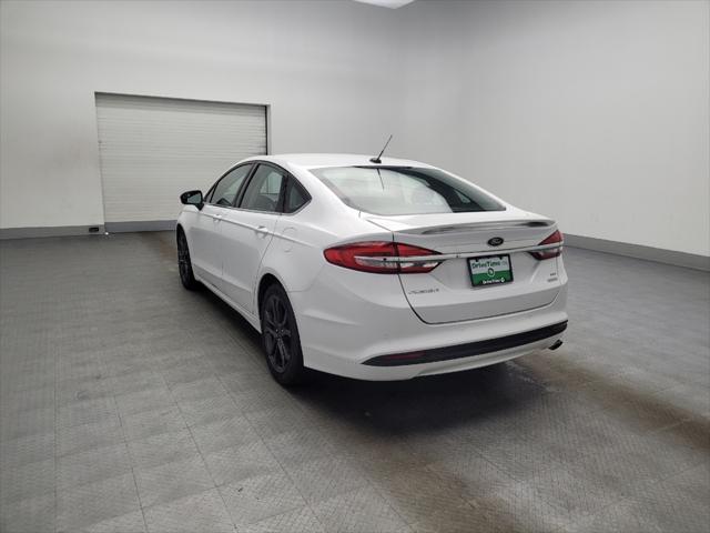 used 2018 Ford Fusion car, priced at $14,695