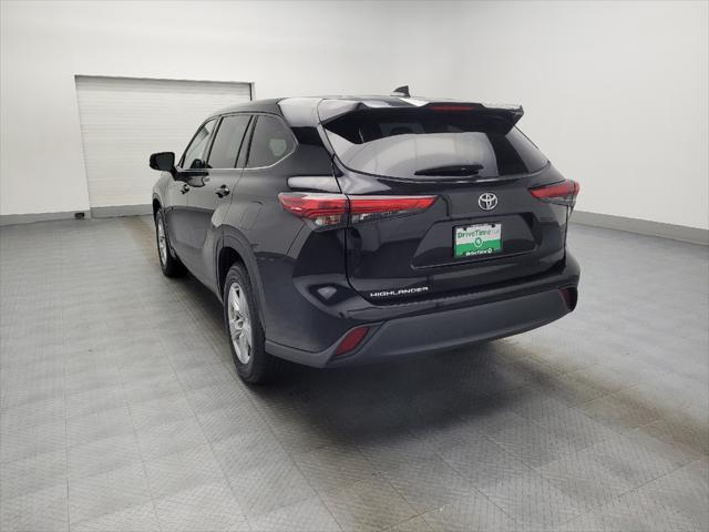 used 2021 Toyota Highlander car, priced at $26,595