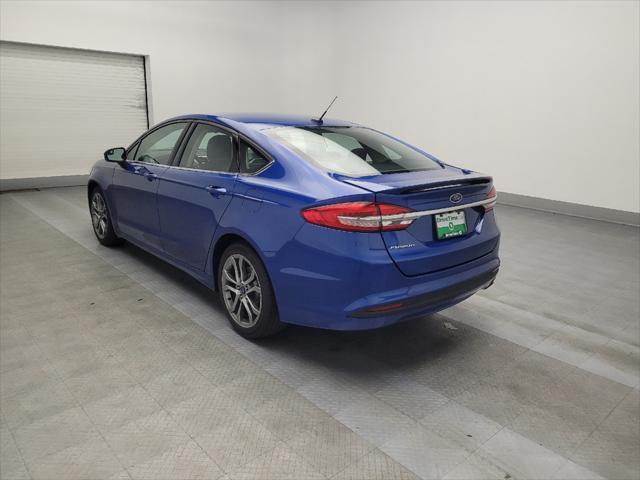 used 2017 Ford Fusion car, priced at $15,095