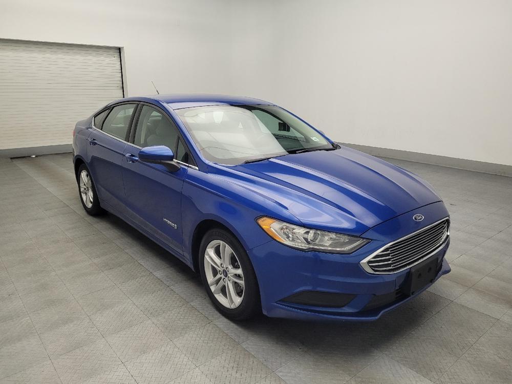 used 2018 Ford Fusion Hybrid car, priced at $14,695