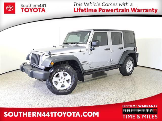 used 2018 Jeep Wrangler JK Unlimited car, priced at $17,999