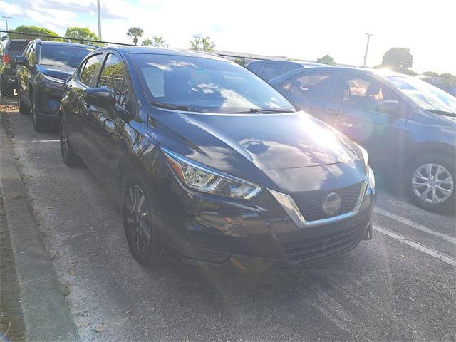used 2021 Nissan Versa car, priced at $8,999