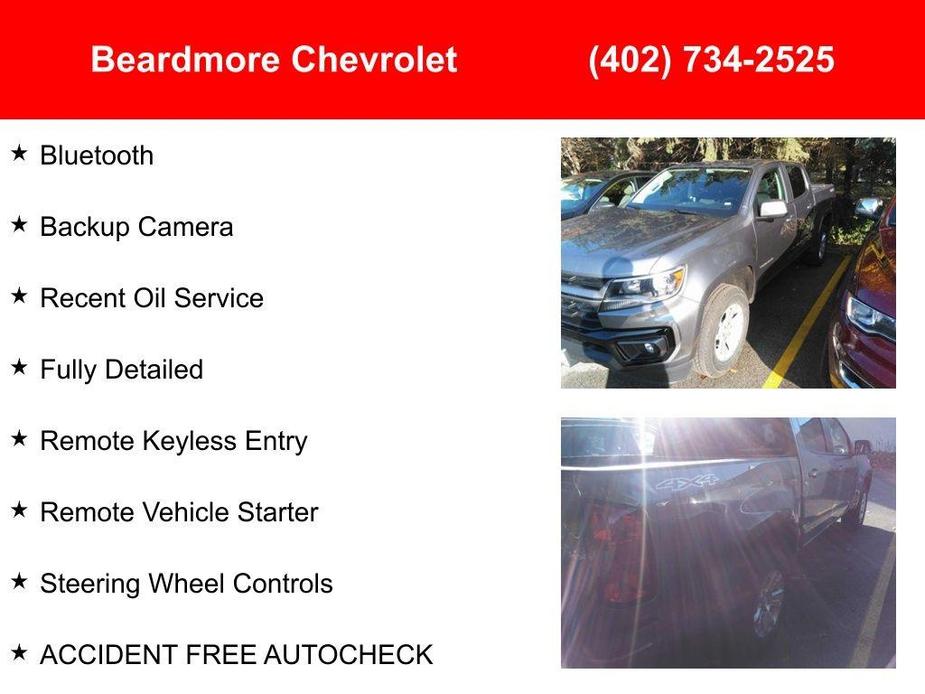 used 2022 Chevrolet Colorado car, priced at $30,989