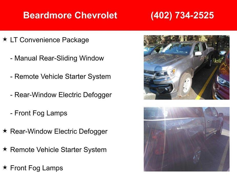 used 2022 Chevrolet Colorado car, priced at $30,989