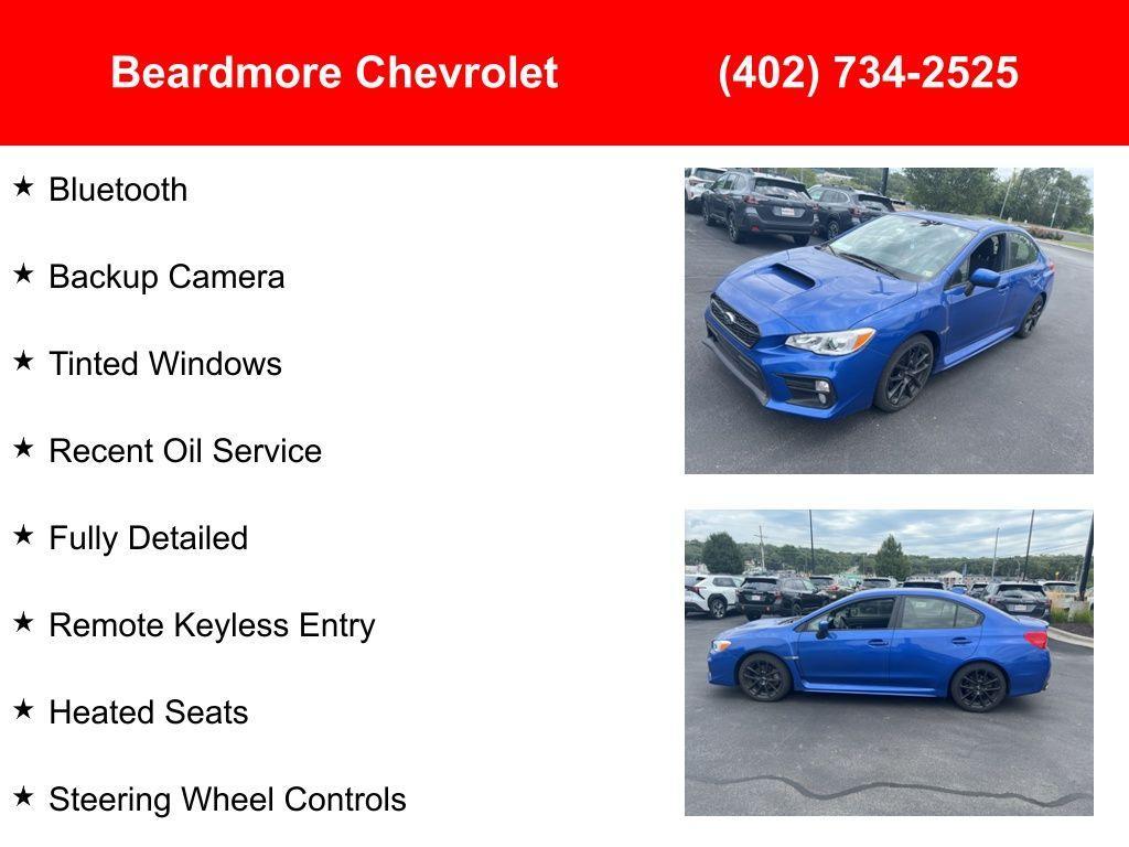 used 2021 Subaru WRX car, priced at $26,279