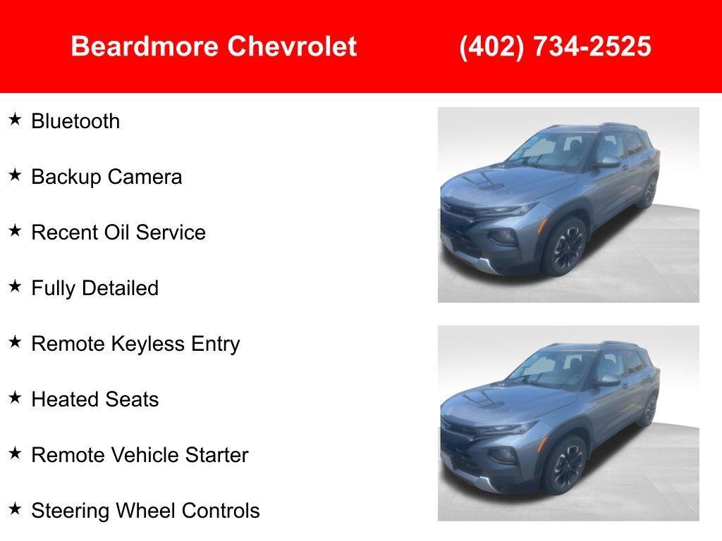 used 2022 Chevrolet TrailBlazer car, priced at $21,245