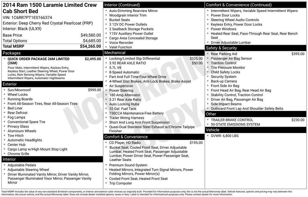 used 2014 Ram 1500 car, priced at $13,789