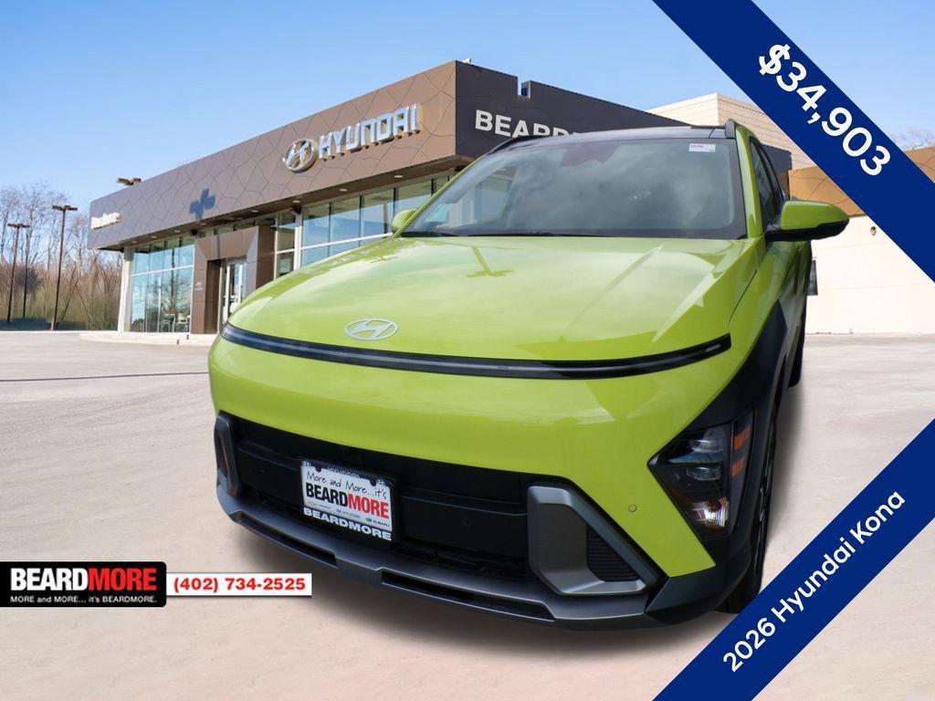 new 2026 Hyundai Kona car, priced at $34,903