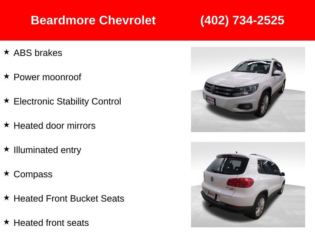 used 2012 Volkswagen Tiguan car, priced at $7,234