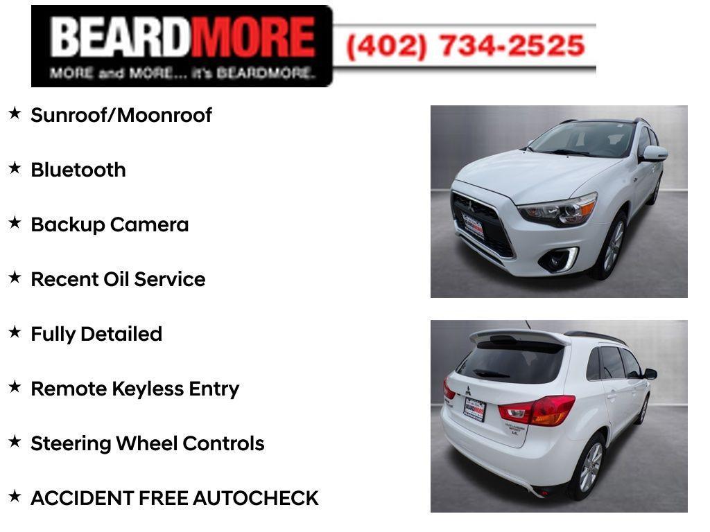 used 2015 Mitsubishi Outlander Sport car, priced at $11,289