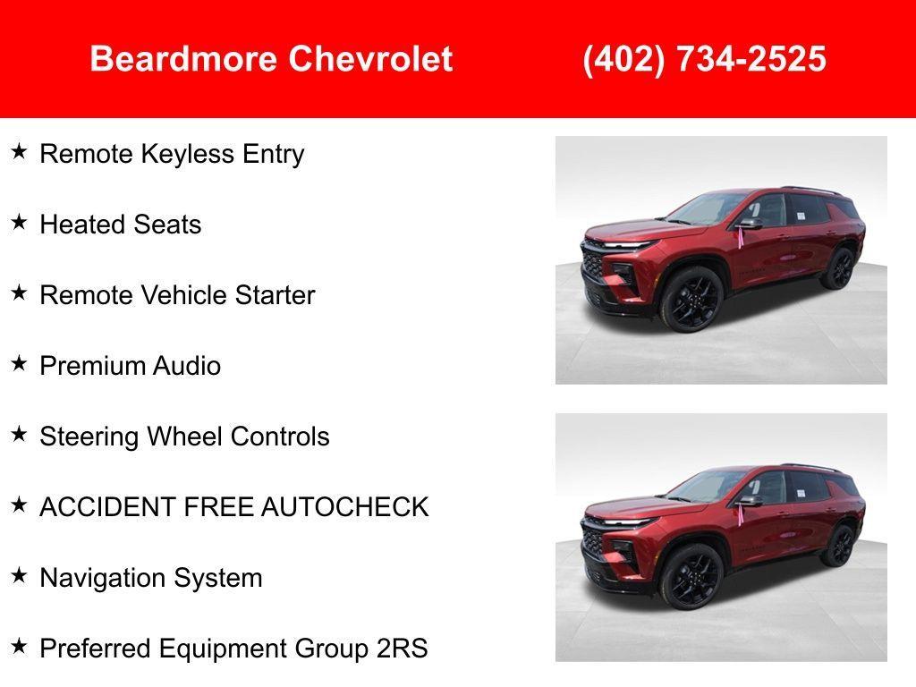 used 2024 Chevrolet Traverse car, priced at $56,213