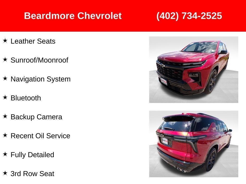 used 2024 Chevrolet Traverse car, priced at $53,287
