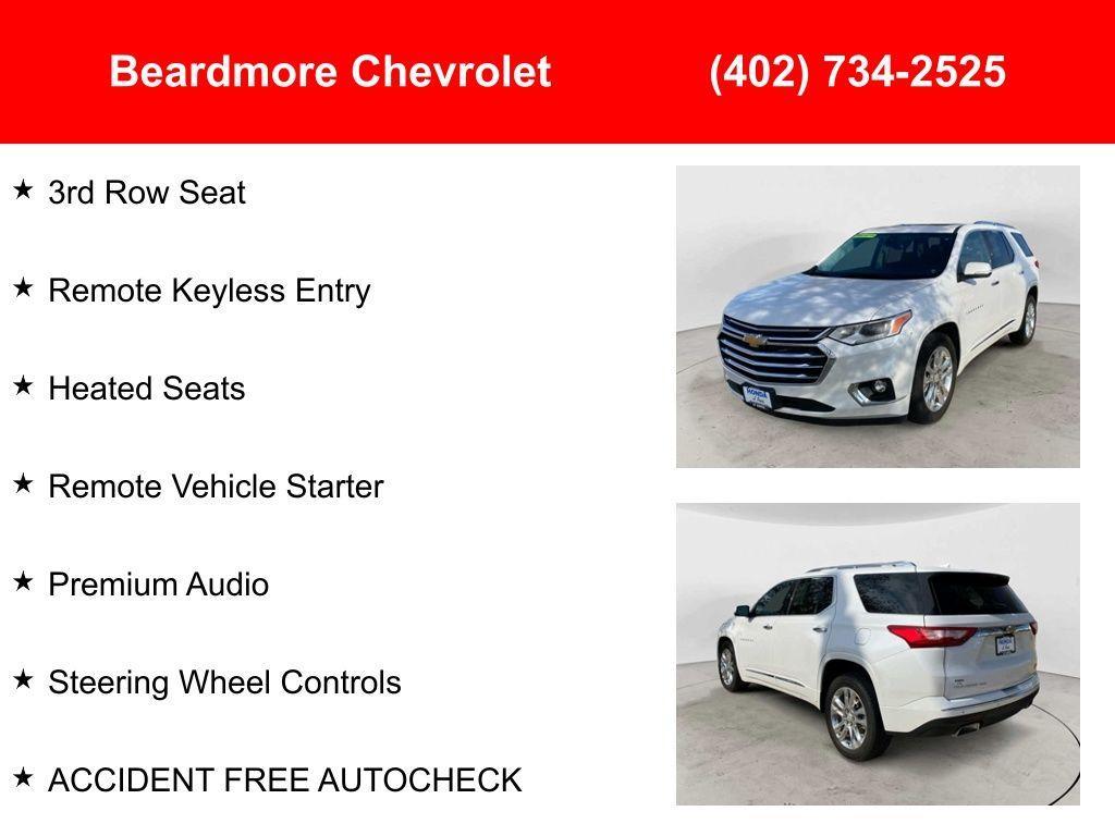 used 2021 Chevrolet Traverse car, priced at $36,989