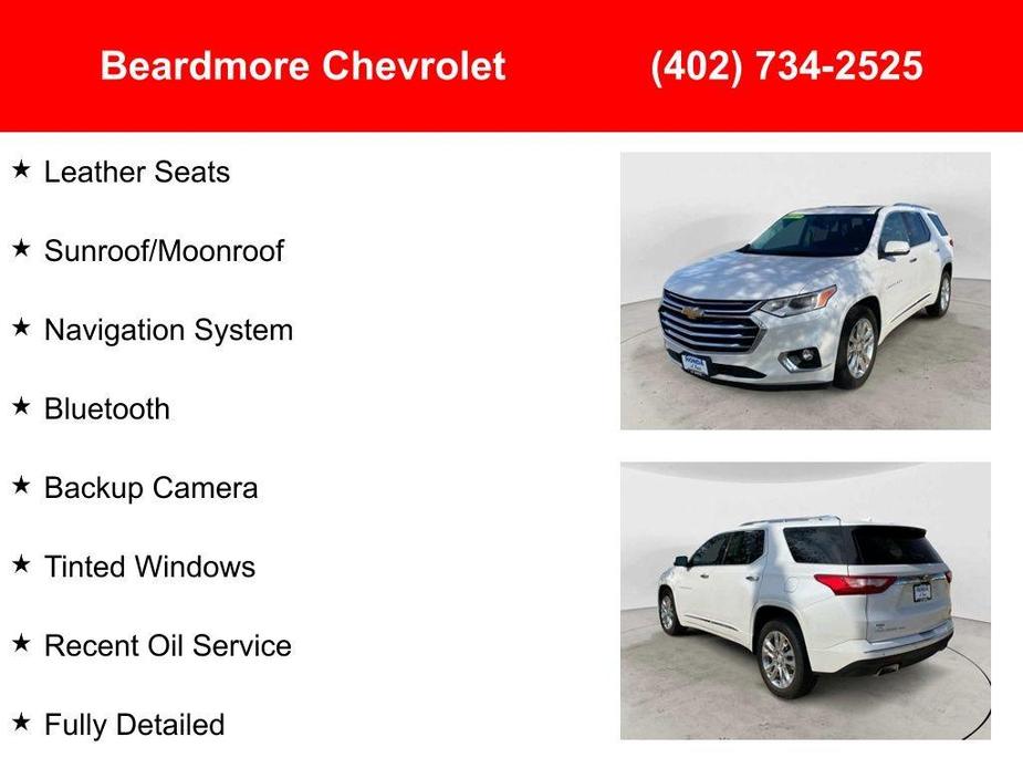 used 2021 Chevrolet Traverse car, priced at $36,989