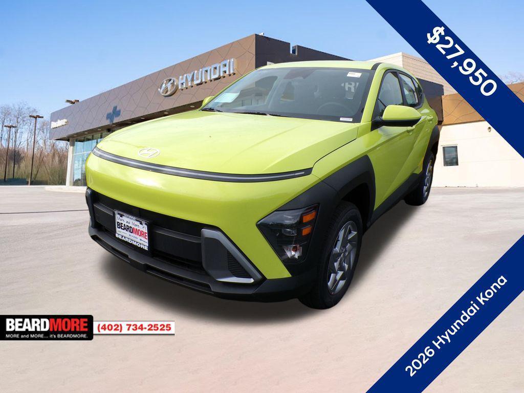 new 2026 Hyundai Kona car, priced at $27,950