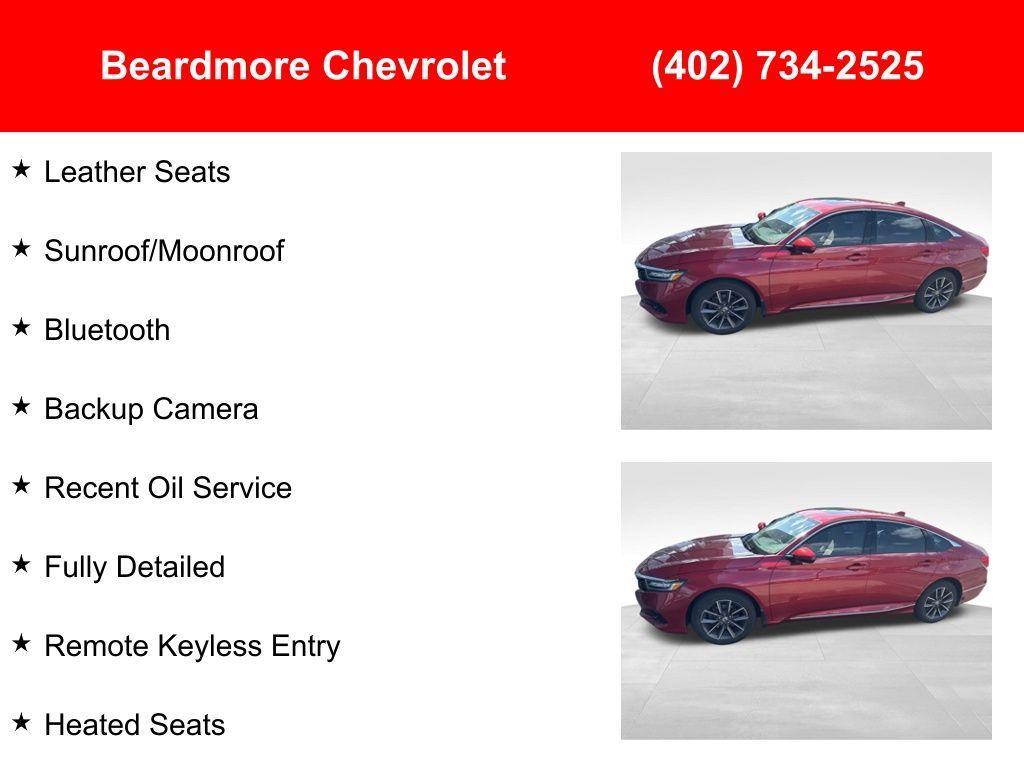 used 2021 Honda Accord car, priced at $27,214