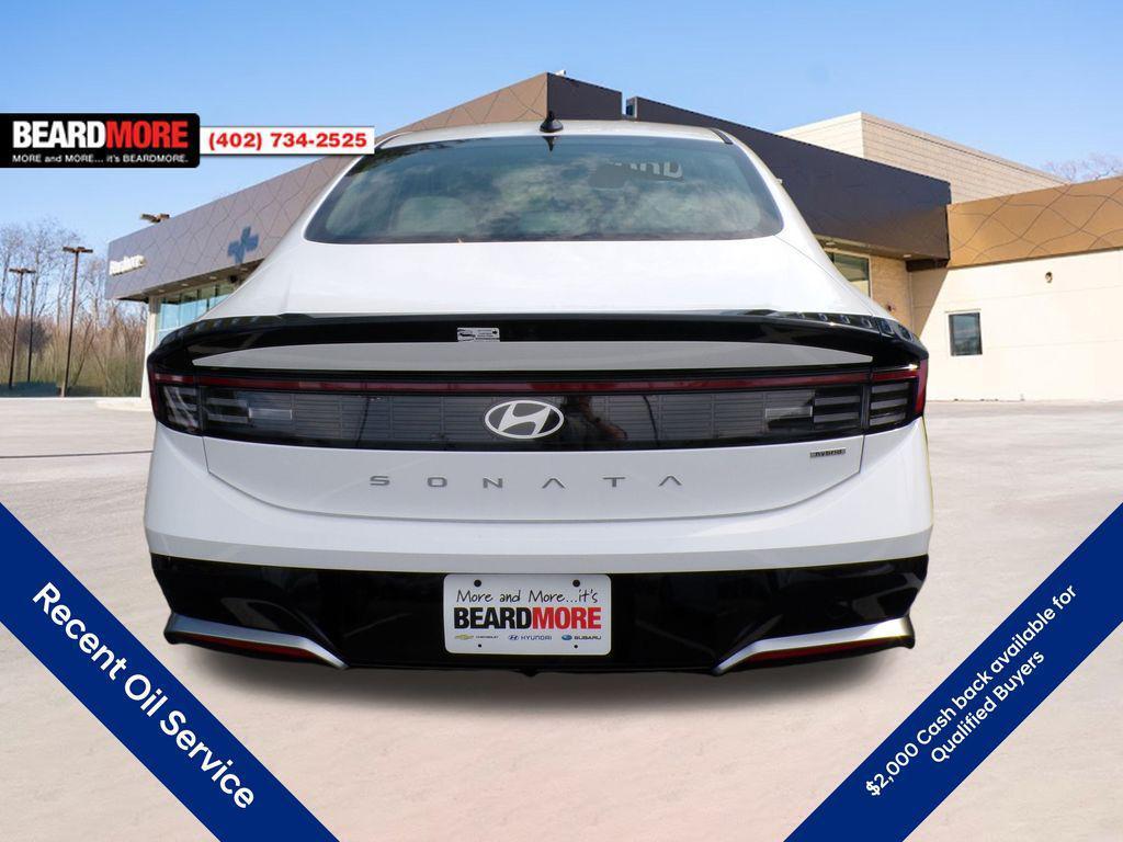 new 2025 Hyundai Sonata Hybrid car, priced at $28,807