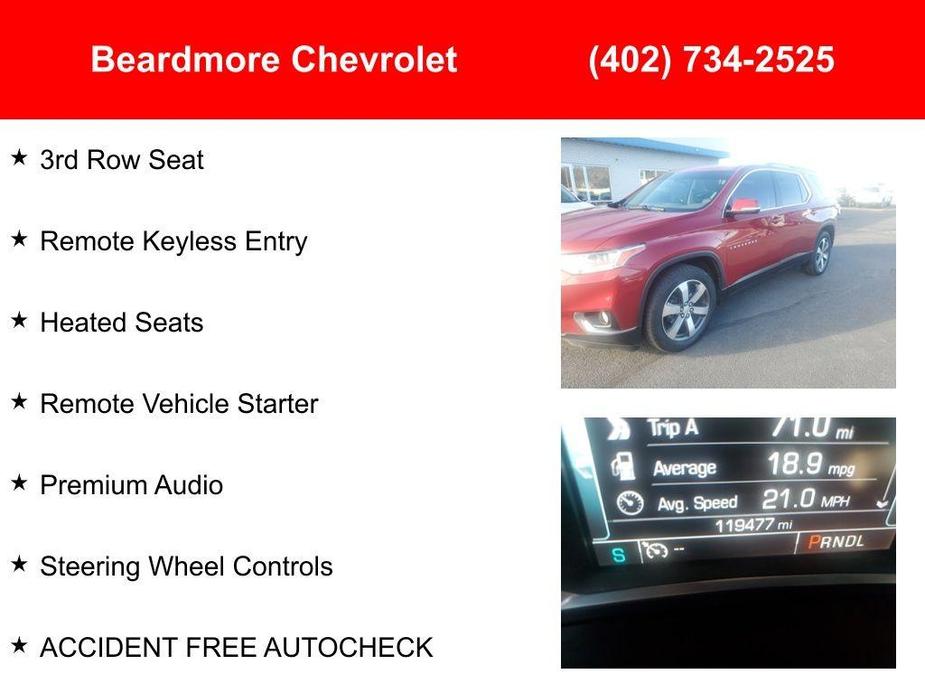 used 2019 Chevrolet Traverse car, priced at $17,977