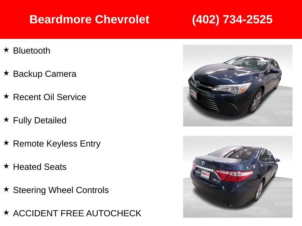 used 2017 Toyota Camry Hybrid car, priced at $18,838