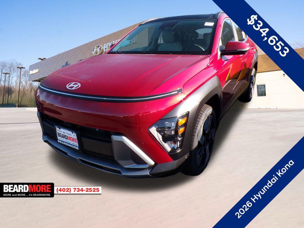 new 2026 Hyundai Kona car, priced at $34,653