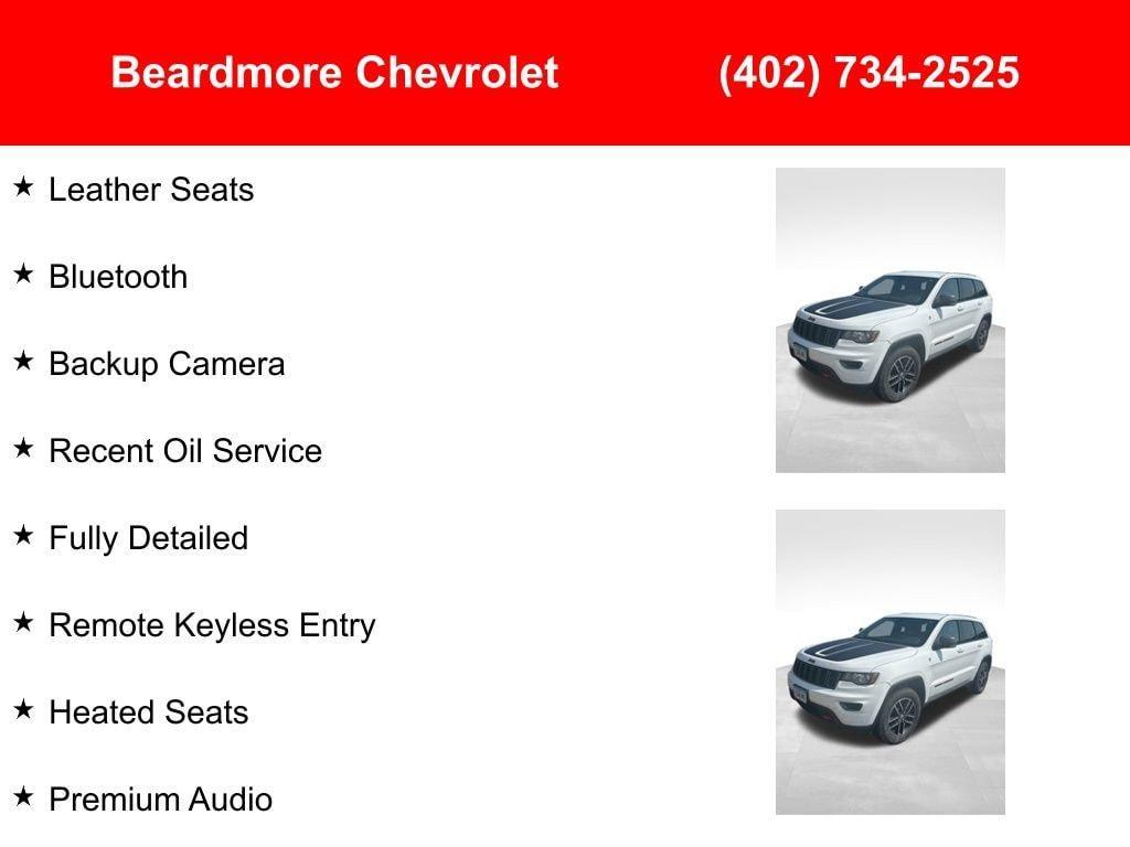 used 2017 Jeep Grand Cherokee car, priced at $11,254