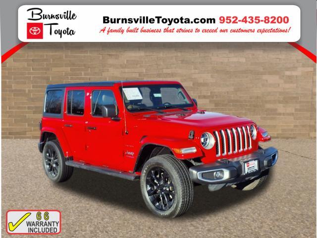 used 2021 Jeep Wrangler Unlimited 4xe car, priced at $33,377