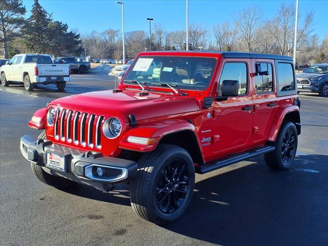 used 2021 Jeep Wrangler Unlimited 4xe car, priced at $33,377