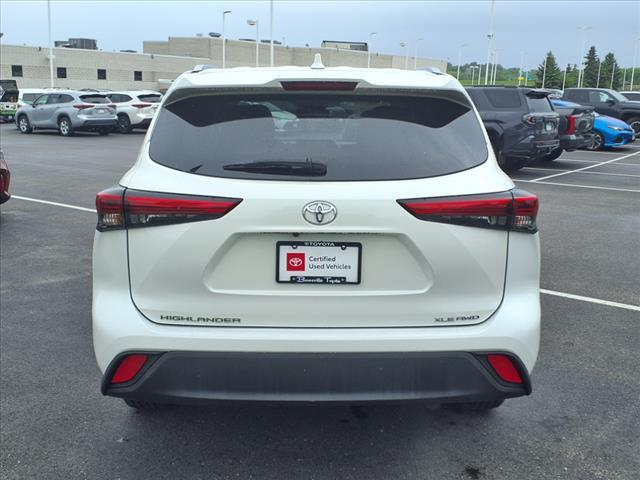 used 2021 Toyota Highlander car, priced at $36,078