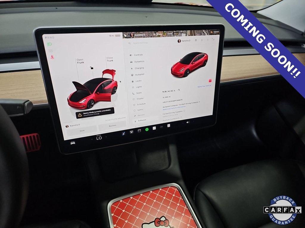 used 2023 Tesla Model 3 car, priced at $28,984