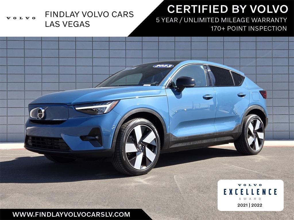 used 2023 Volvo C40 Recharge Pure Electric car, priced at $35,745