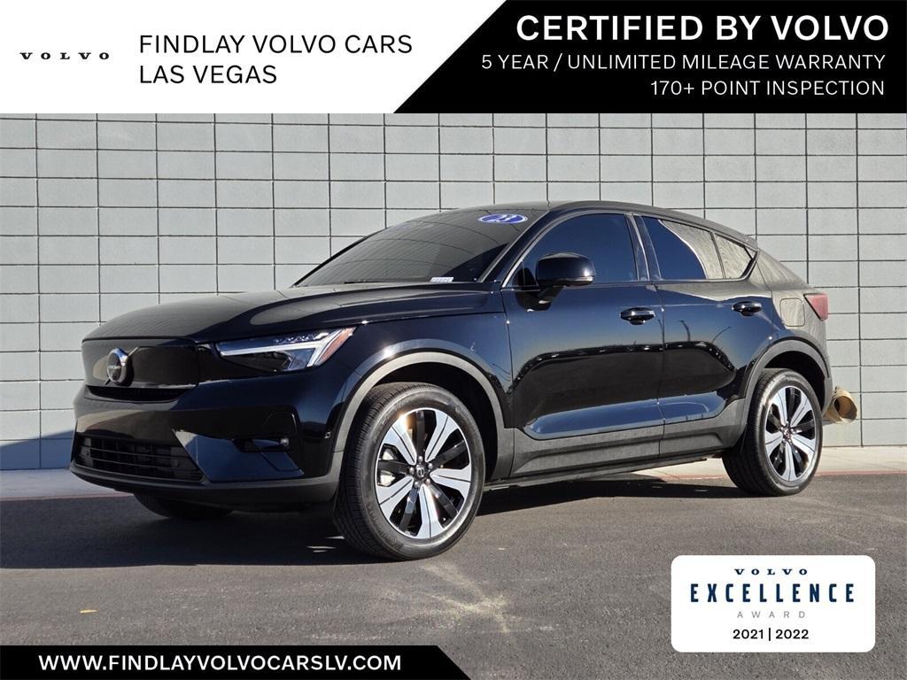 used 2023 Volvo C40 Recharge Pure Electric car, priced at $34,246