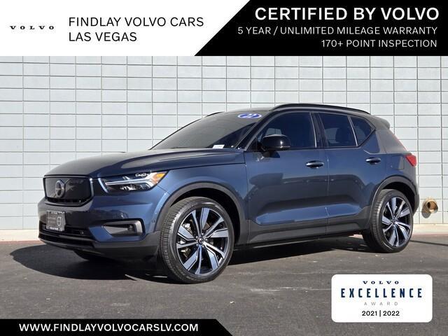 used 2022 Volvo XC40 Recharge Pure Electric car, priced at $29,106