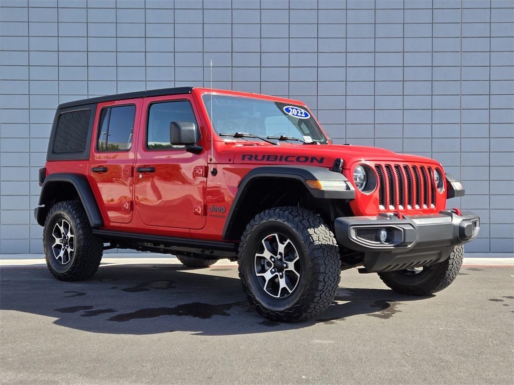 used 2022 Jeep Wrangler Unlimited car, priced at $43,828