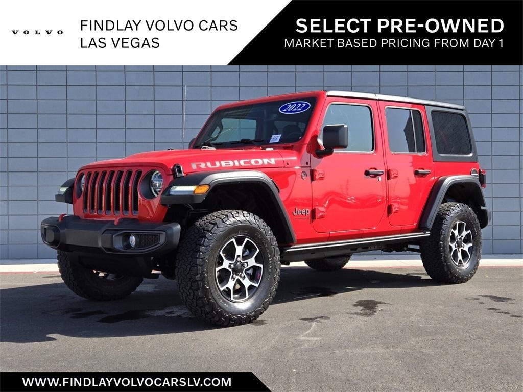 used 2022 Jeep Wrangler Unlimited car, priced at $43,828