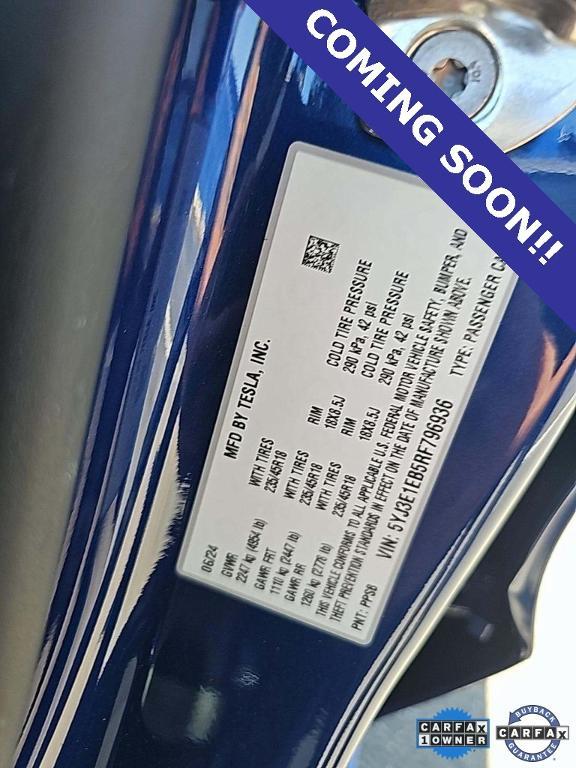 used 2024 Tesla Model 3 car, priced at $36,984