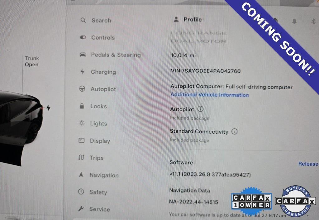 used 2023 Tesla Model Y car, priced at $34,984