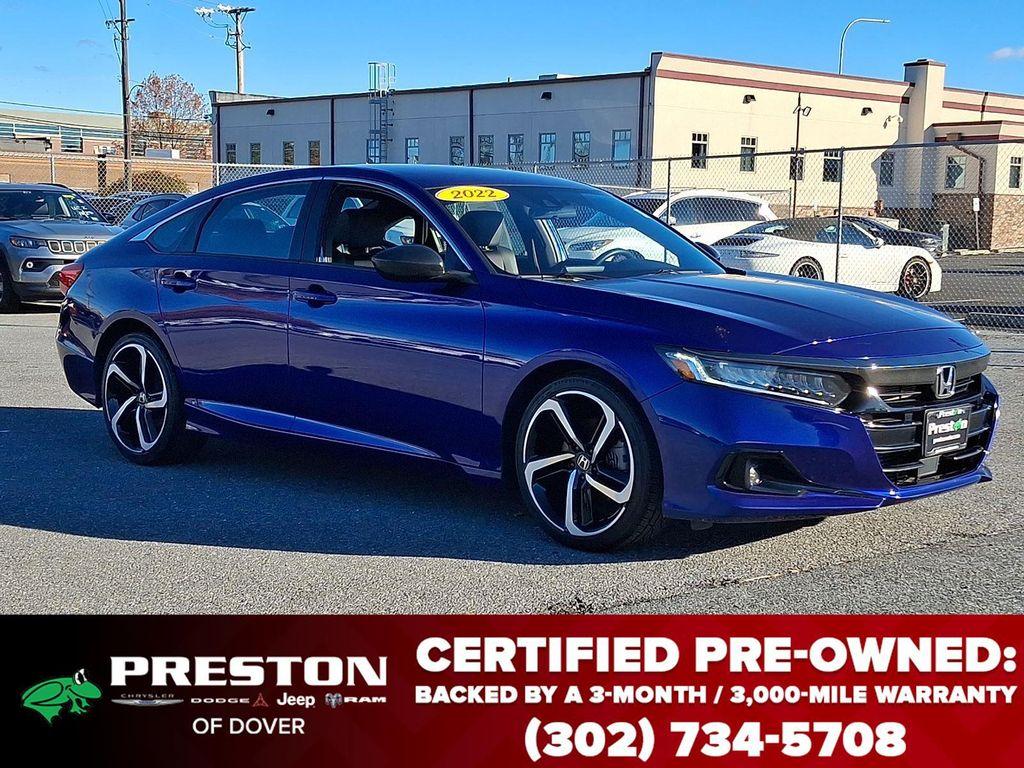 used 2022 Honda Accord car, priced at $22,995