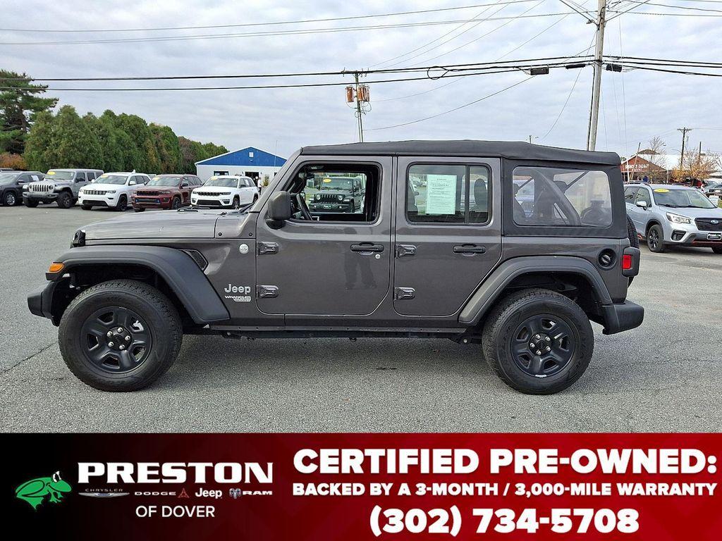 used 2021 Jeep Wrangler Unlimited car, priced at $23,995