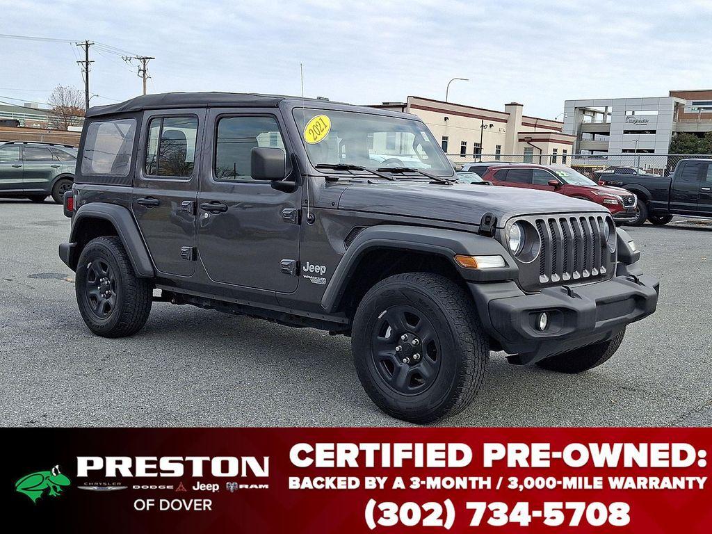 used 2021 Jeep Wrangler Unlimited car, priced at $23,995