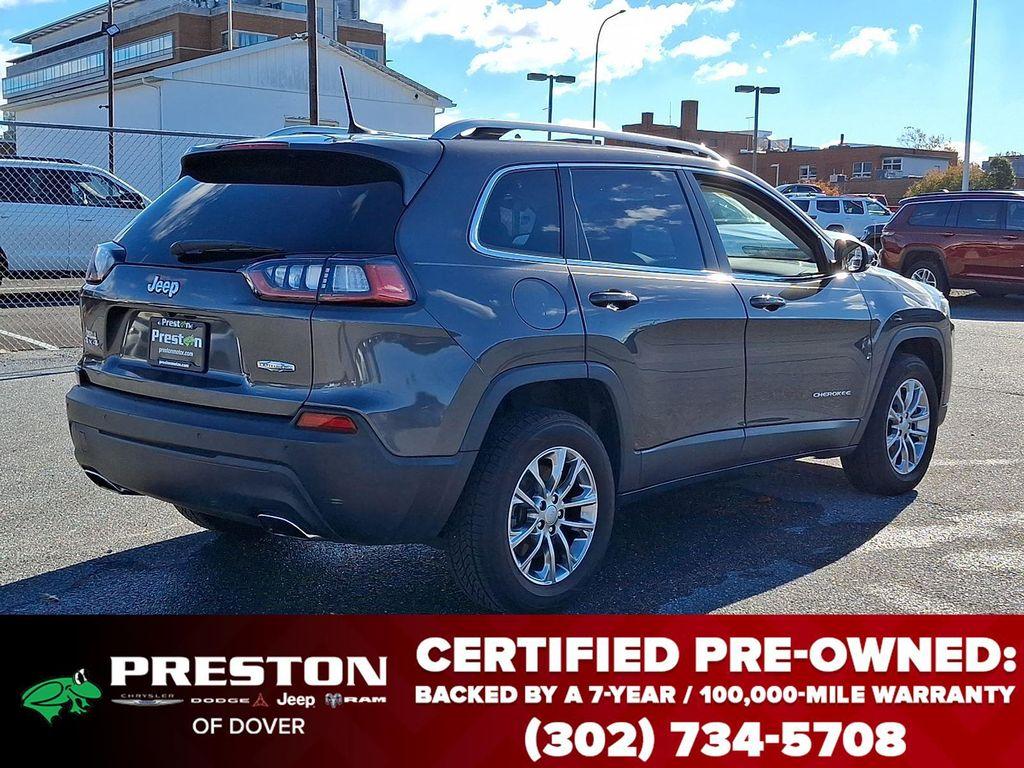 used 2021 Jeep Cherokee car, priced at $19,695