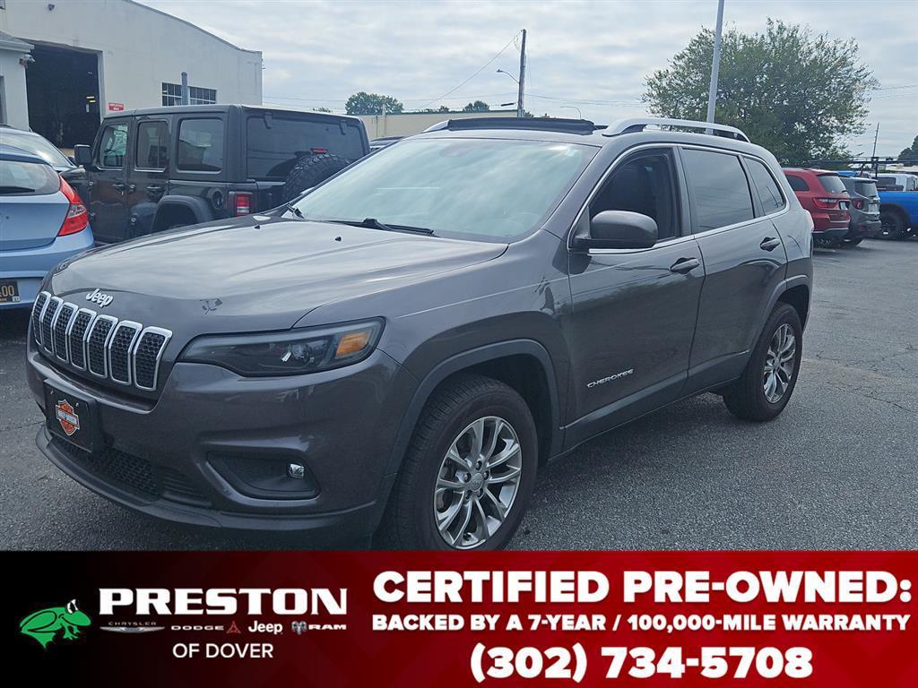 used 2021 Jeep Cherokee car, priced at $19,695