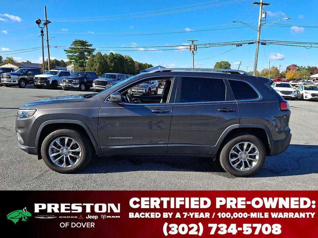 used 2021 Jeep Cherokee car, priced at $19,695