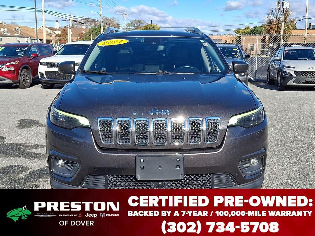 used 2021 Jeep Cherokee car, priced at $19,695