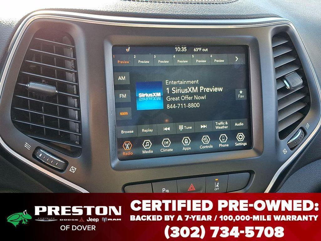 used 2021 Jeep Cherokee car, priced at $19,695