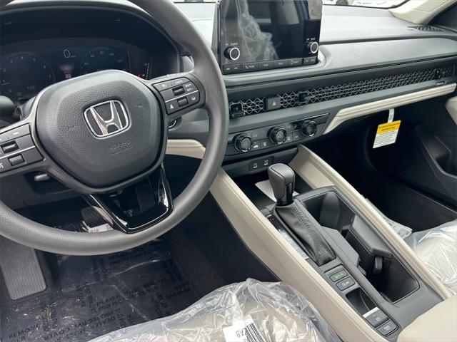 new 2025 Honda Accord car, priced at $29,445