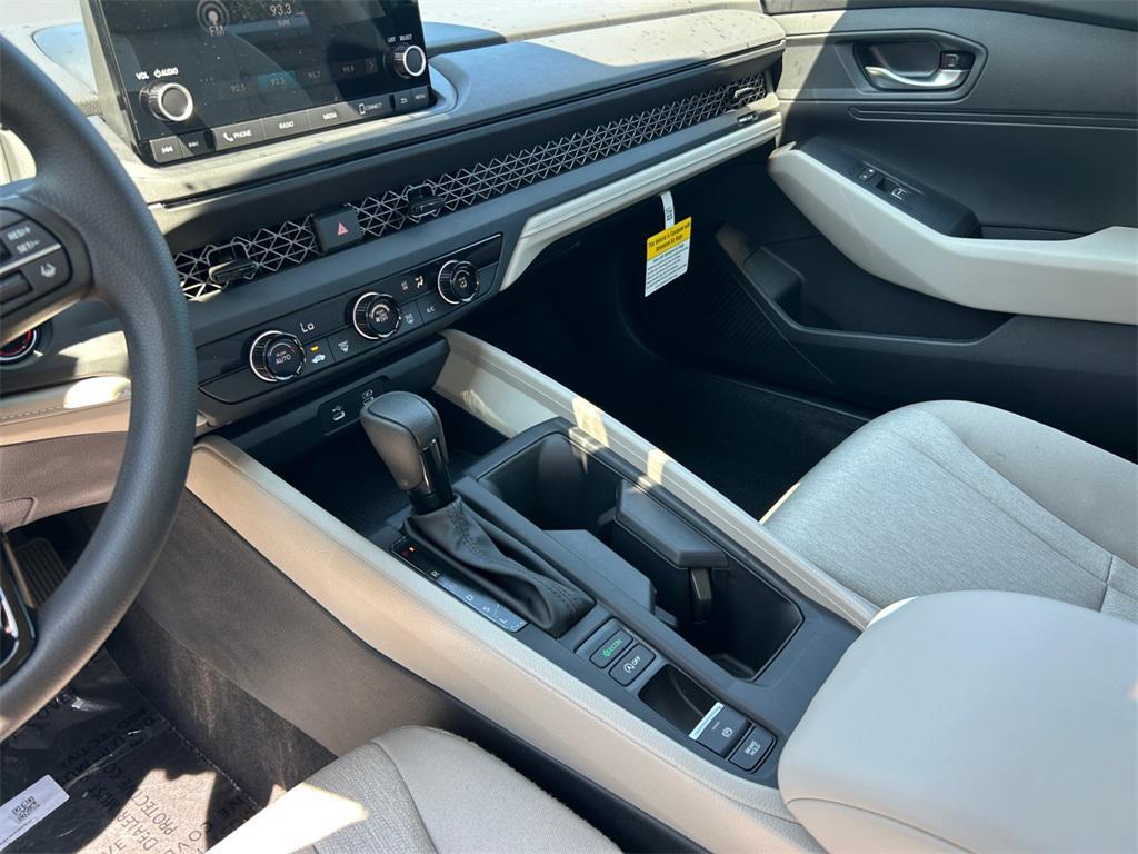 new 2025 Honda Accord car, priced at $29,445