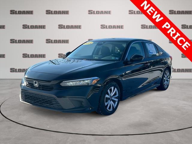 used 2022 Honda Civic car, priced at $18,999