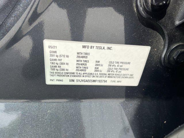 used 2021 Tesla Model Y car, priced at $27,896