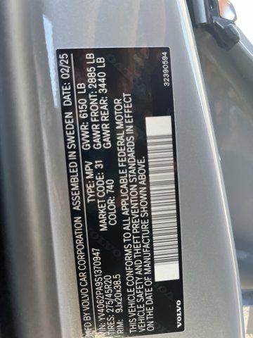 used 2025 Volvo XC90 car, priced at $58,898